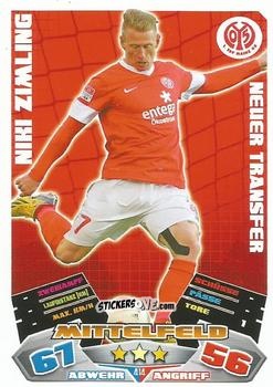 Cromo Niki Zimling - German Football Bundesliga 2012-2013. Match Attax n. 414 - Topps