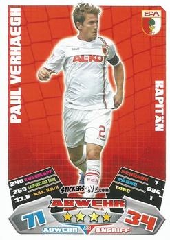 Figurina Paul Verhaegh - German Football Bundesliga 2012-2013. Match Attax n. 433 - Topps