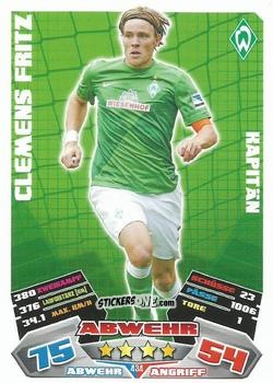 Sticker Clemens Fritz - German Football Bundesliga 2012-2013. Match Attax n. 434 - Topps