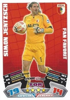 Sticker Simon Jentzsch - German Football Bundesliga 2012-2013. Match Attax n. 451 - Topps