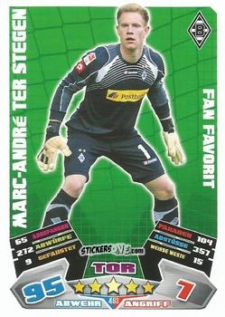 Cromo Marc-André ter Stegen - German Football Bundesliga 2012-2013. Match Attax n. 463 - Topps