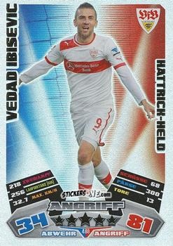 Cromo Vedad Ibisevic - German Football Bundesliga 2012-2013. Match Attax n. 488 - Topps