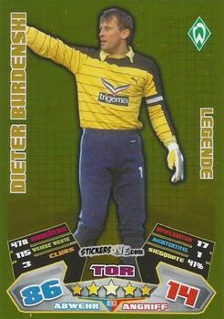 Figurina Dieter Burdenski - German Football Bundesliga 2012-2013. Match Attax n. 493 - Topps