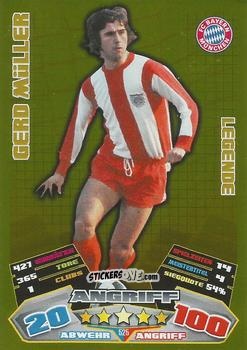 Sticker Gerd Müller - German Football Bundesliga 2012-2013. Match Attax n. 525 - Topps