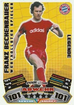 Figurina Franz Beckenbauer - German Football Bundesliga 2012-2013. Match Attax n. 539 - Topps