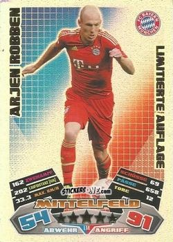Figurina Arjen Robben - German Football Bundesliga 2012-2013. Match Attax n. L14 - Topps