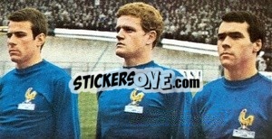Sticker Gondet / Herbin / Baraffe - Coppa Del Mondo 1966
 - EPOCA