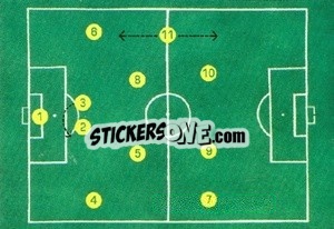 Sticker Modulo 4-2-4 - Coppa Del Mondo 1966
 - EPOCA