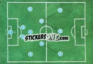 Sticker Modulo a W - Coppa Del Mondo 1966
 - EPOCA