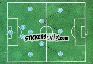 Sticker Modulo a W - Coppa Del Mondo 1966
 n. 1 - EPOCA