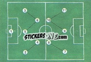 Sticker Modulo a WM - Coppa Del Mondo 1966
 n. 2 - EPOCA