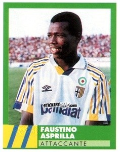 Sticker Faustino Asprilla - E Il Calcio 1992-1993
 n. 222 - Vallardi