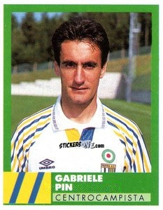 Sticker Gabriele Pin - E Il Calcio 1992-1993
 n. 217 - Vallardi
