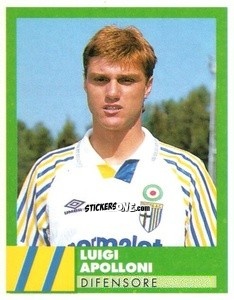 Sticker Luigi Apolloni - E Il Calcio 1992-1993
 n. 212 - Vallardi