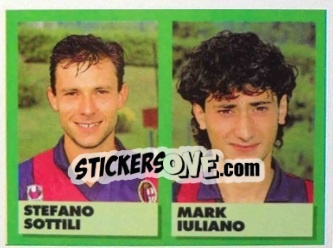 Sticker Stefano Sorrili / Mark Iuliano - E Il Calcio 1992-1993
 n. 337 - Vallardi