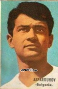Sticker Georgi Asparuhov - Campeonato Mundial de Fútbol 1966
 n. 62 - DISGRA