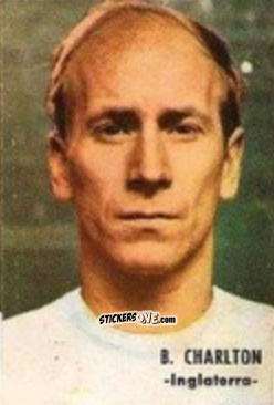 Figurina B. Charlton - Campeonato Mundial de Fútbol 1966
 n. 171 - DISGRA