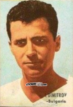Sticker Dimitrov - Campeonato Mundial de Fútbol 1966
 n. 56 - DISGRA