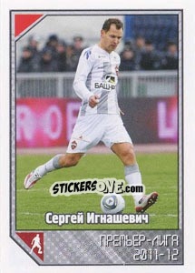 Sticker Сергей Игнашевич - Russian Football Premier League 2012-2013 - Panini