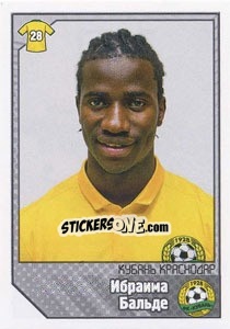 Sticker 	Ибраима Бальде / Ibrahima Balde - Russian Football Premier League 2012-2013 - Panini