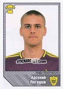 Sticker Арсений Логашов - Russian Football Premier League 2012-2013 - Panini