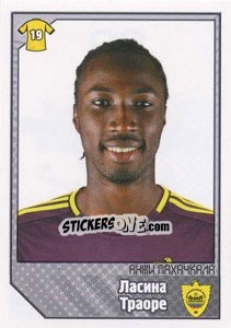 Sticker Ласина Траоре / Lacina Traoré - Russian Football Premier League 2012-2013 n. 99 - Panini