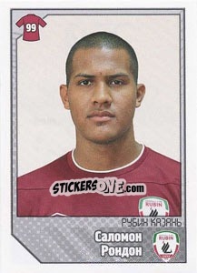 Sticker Саломон Рондон - Russian Football Premier League 2012-2013 n. 350 - Panini