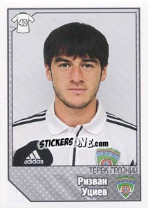 Sticker Ризван Уциев - Russian Football Premier League 2012-2013 - Panini