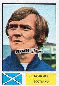 Sticker David Hay - World Cup 1974
 - FKS