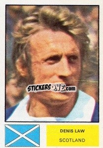 Sticker Denis Law - World Cup 1974
 - FKS