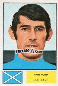 Sticker Don Ford - World Cup 1974
 - FKS