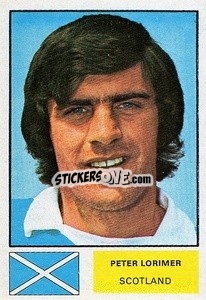 Sticker Peter Lorimer - World Cup 1974
 - FKS