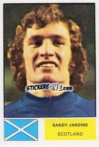 Sticker Sandy Jardine - World Cup 1974
 n. 186 - FKS