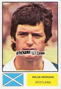 Sticker Willie Morgan - World Cup 1974
 n. 191 - FKS