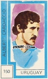 Cromo Alberto Cardaccio - Campeonato Mundial de Futbol 1974
 - Cromo Crom