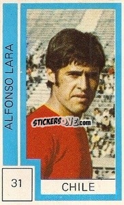 Sticker Alfonso Lara - Campeonato Mundial de Futbol 1974
 - Cromo Crom