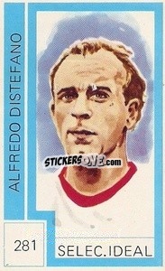Sticker Alfredo Distefano - Campeonato Mundial de Futbol 1974
 n. 281 - Cromo Crom