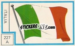 Sticker Bandera - Campeonato Mundial de Futbol 1974
 n. 227A - Cromo Crom