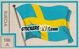 Sticker Bandera - Campeonato Mundial de Futbol 1974
 n. 188A - Cromo Crom
