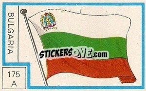 Cromo Bandera - Campeonato Mundial de Futbol 1974
 n. 175A - Cromo Crom
