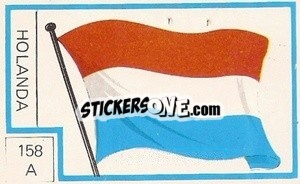 Sticker Bandera - Campeonato Mundial de Futbol 1974
 n. 158A - Cromo Crom