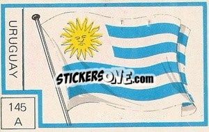 Sticker Bandera - Campeonato Mundial de Futbol 1974
 n. 145A - Cromo Crom