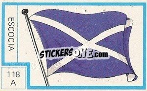 Sticker Bandera - Campeonato Mundial de Futbol 1974
 n. 118A - Cromo Crom