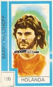 Sticker Barry Hulshoff - Campeonato Mundial de Futbol 1974
 n. 165 - Cromo Crom