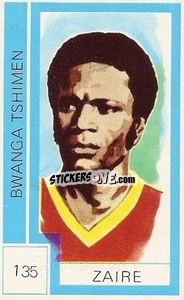Sticker Bwanga Tshimen - Campeonato Mundial de Futbol 1974
 n. 135 - Cromo Crom