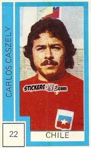 Sticker Carlos Caszely - Campeonato Mundial de Futbol 1974
 n. 22 - Cromo Crom