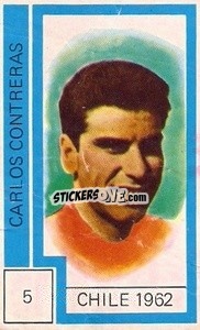 Sticker Carlos Contreras - Campeonato Mundial de Futbol 1974
 n. 5 - Cromo Crom