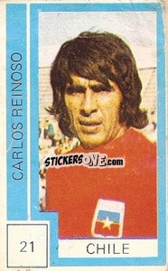 Figurina Carlos Reinoso - Campeonato Mundial de Futbol 1974
 n. 21 - Cromo Crom