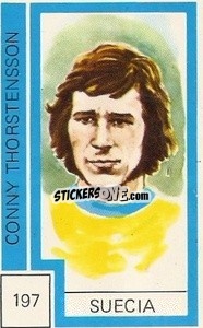 Sticker Conny Thorstensson - Campeonato Mundial de Futbol 1974
 - Cromo Crom