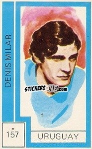 Sticker Denis Milar - Campeonato Mundial de Futbol 1974
 n. 157 - Cromo Crom